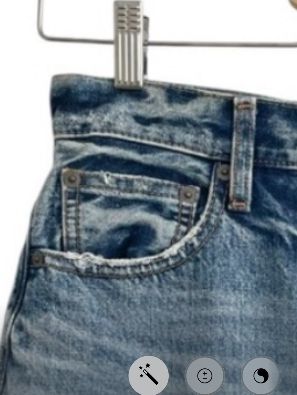Moussy Denim Skirt Fringe Boho Retro Y2K Festival Cowgirl Sz S 2 Fall Patchwork - Picture 8 of 8